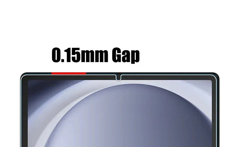 Samsung Galaxy Tab Tempered Glass Screen Protector - 9H Anti-Scratch Film Tidesmit