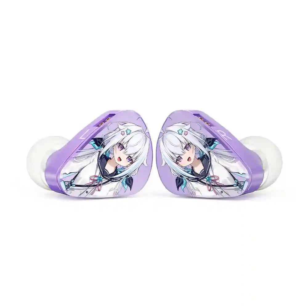 Planar In-Ear Monitors: NOZOMI 3-Unit Interchangeable Nozzle Earbuds NOZOMI-Purple Tidesmit