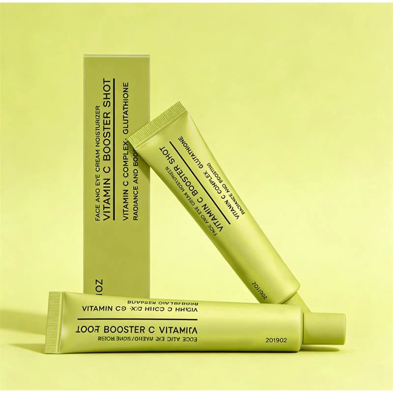 Vitamin C Booster Shot Face Cream With Glutathione And Niacinamide For Dark Spot Care,Improves Fine Lines,Korean Glass Skin Care