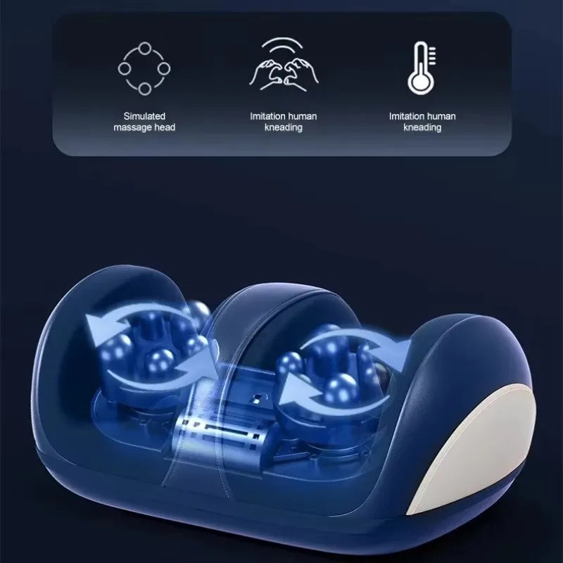 Electric Foot and Calf Massager with Heat Therapy & Compression - Tidesmit Relaxation Treatment Tidesmit