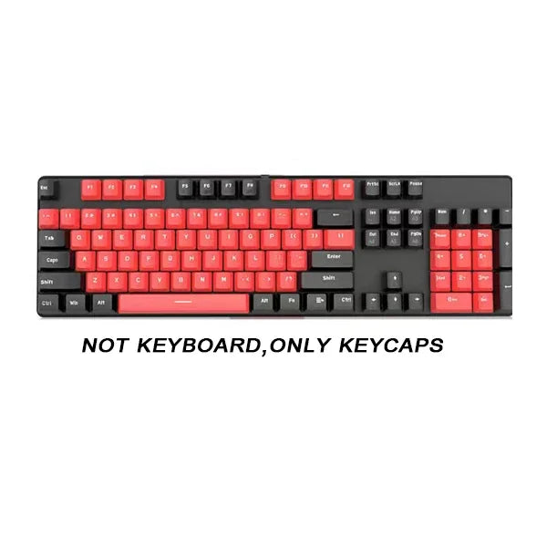 104 Key OEM Backlit Keycaps Set ABS Keycaps Double Shot Cyan White Key Caps for Mx Cherry Gateron Switch Mechanical Keyboard Kit