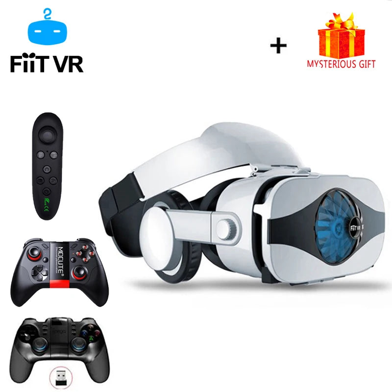 VR Headset for Smartphone – 3D Immersive Glasses with Spatial Audio Tidesmit