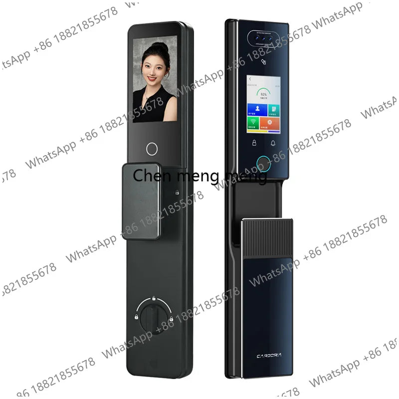 Cardoria Fully Automatic AI Dual Screen Camera Dual Electric Palm Vein Door Entry Intelligent Fingerprint Facial Lock Smart Lock