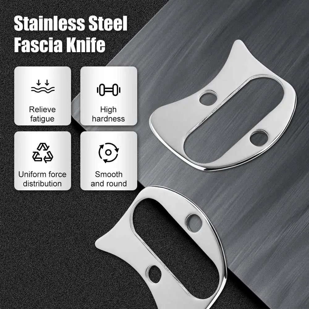 Stainless Steel Gua Sha Face Massager for Lymphatic Drainage Body Shaping Massage Equipment Tidesmit