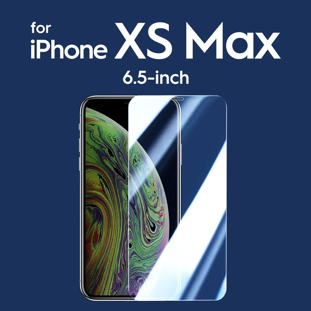 iPhone Screen Protector - 9H Hardness Tempered Glass for iPhone Series for iPhone Xs max China Mainland 2PCS HD Tidesmit