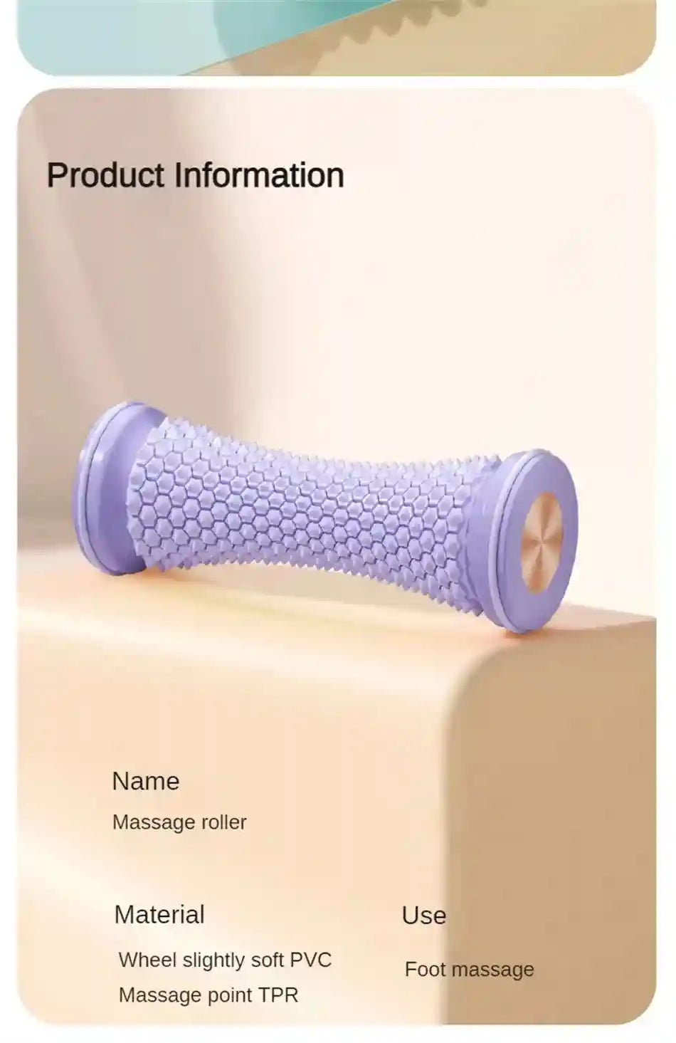 Foot Massage Roller for Plantar Fasciitis - Deep Tissue Muscle Relief Tool Massage Roller Tidesmit