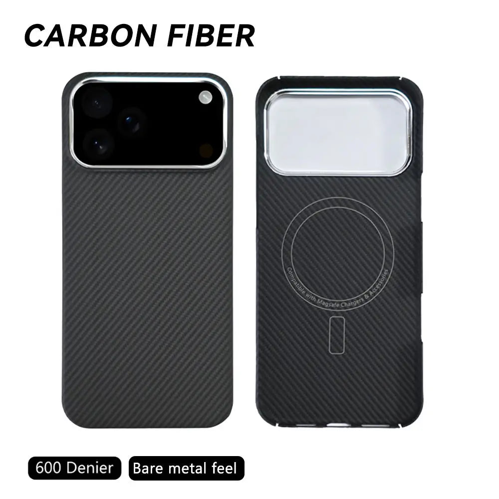 iPhone 17 Pro Max Kevlar Case - Ultra-Thin Aramid Fiber Slim Fit 600D-Twill weave Tidesmit