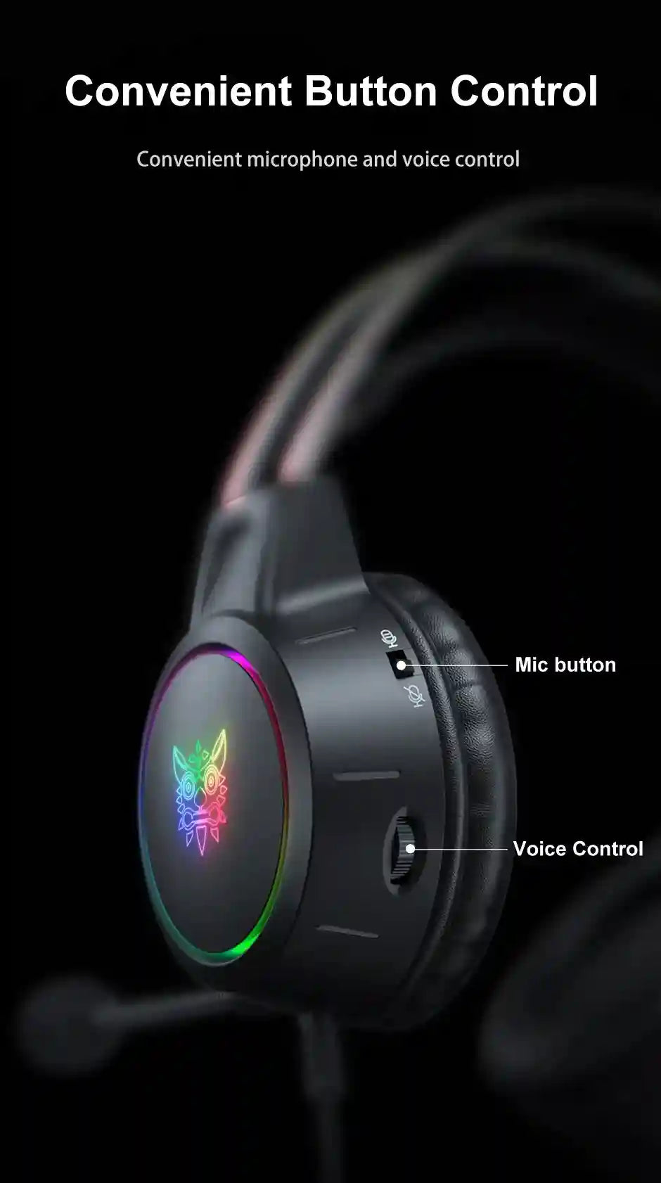 Pink Cat Ear Gaming Headset | Wireless Over-Ear Headphones with Mic Tidesmit