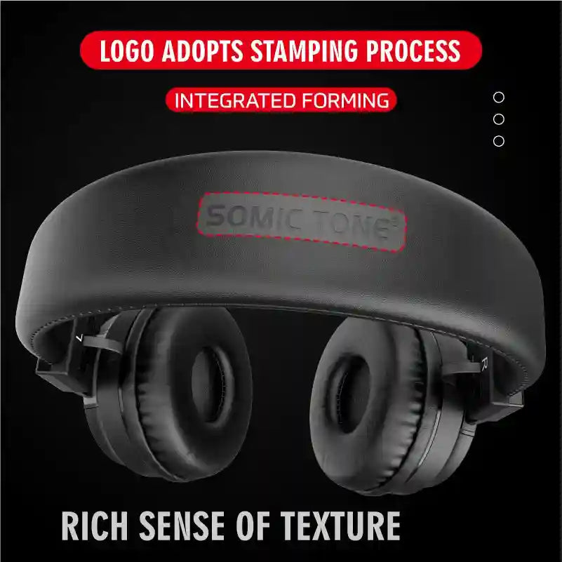 Wired Over Ear Headphones ST900 with HiFi Stereo Sound and Mic Tidesmit