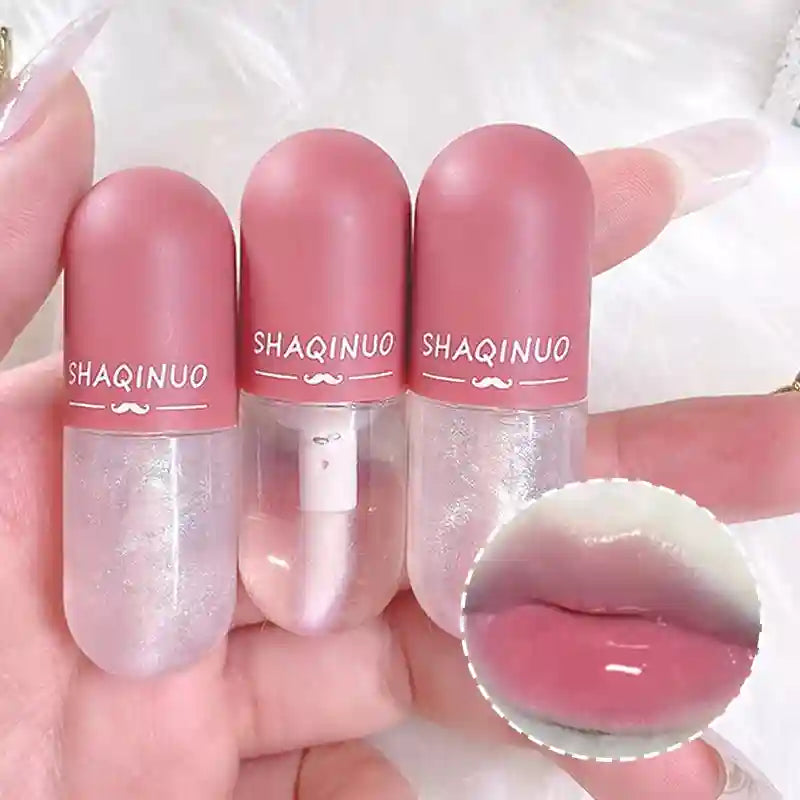 Hydrating Lip Oil Set - Mirror Finish Glossy Tint & Nourishing Lip Care Lip Care Tidesmit