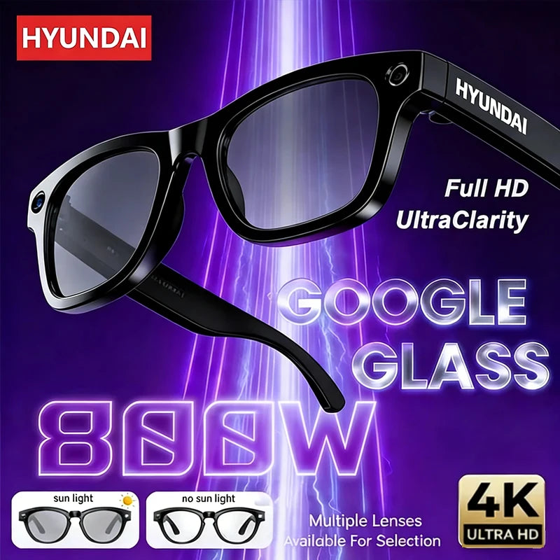 AI Smart Glasses with Camera & Translator - Black Frames by Tidesmit Tidesmit
