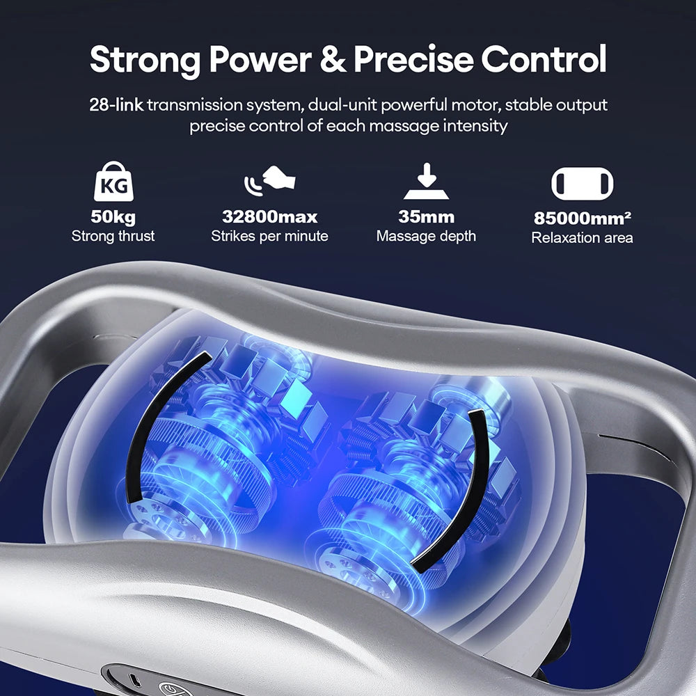 Deep Tissue Massage Gun 30-Head Muscle Relief Device - Tidesmit Body Shaping Massage Equipment Tidesmit