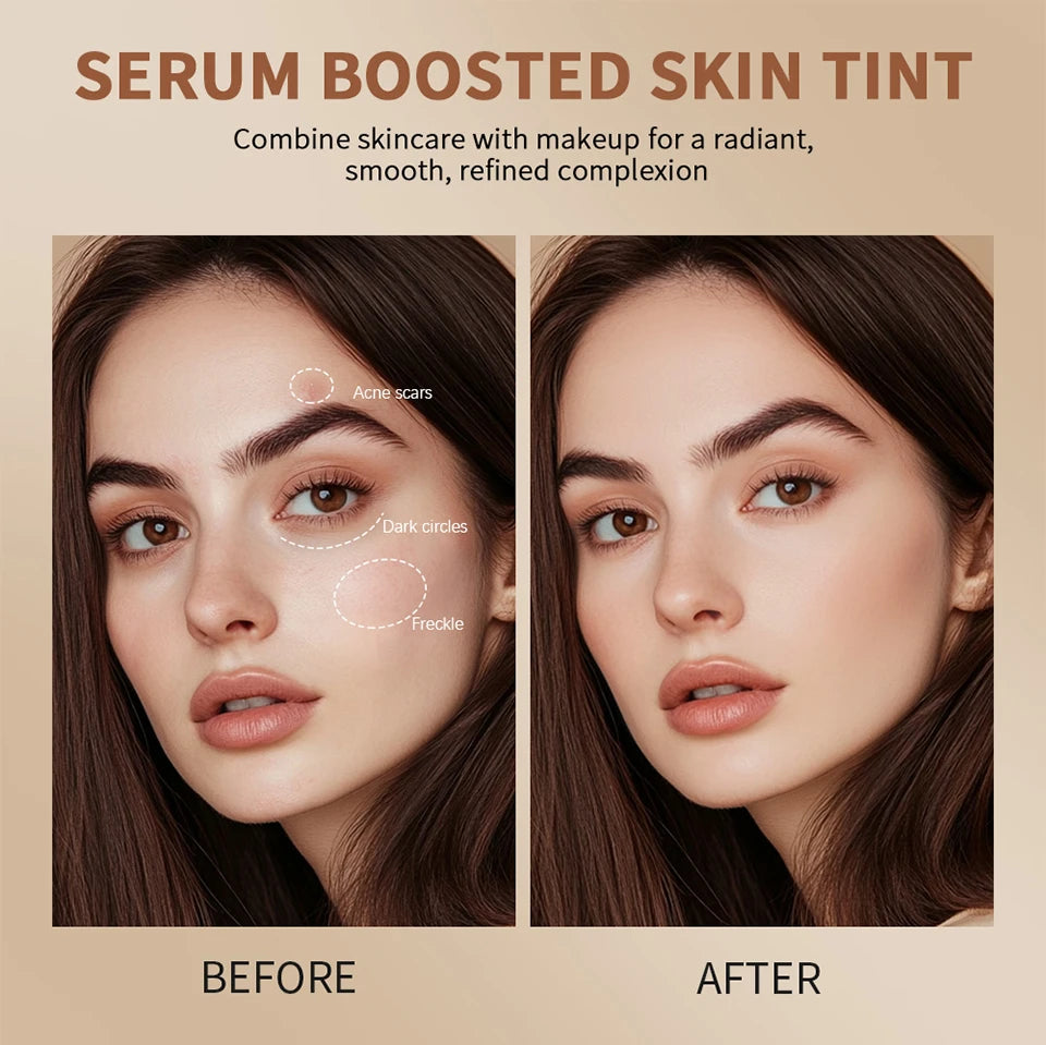 Tidesmit serum boosted foundation stick in silky balm texture for moisturizing coverage and even skin tone