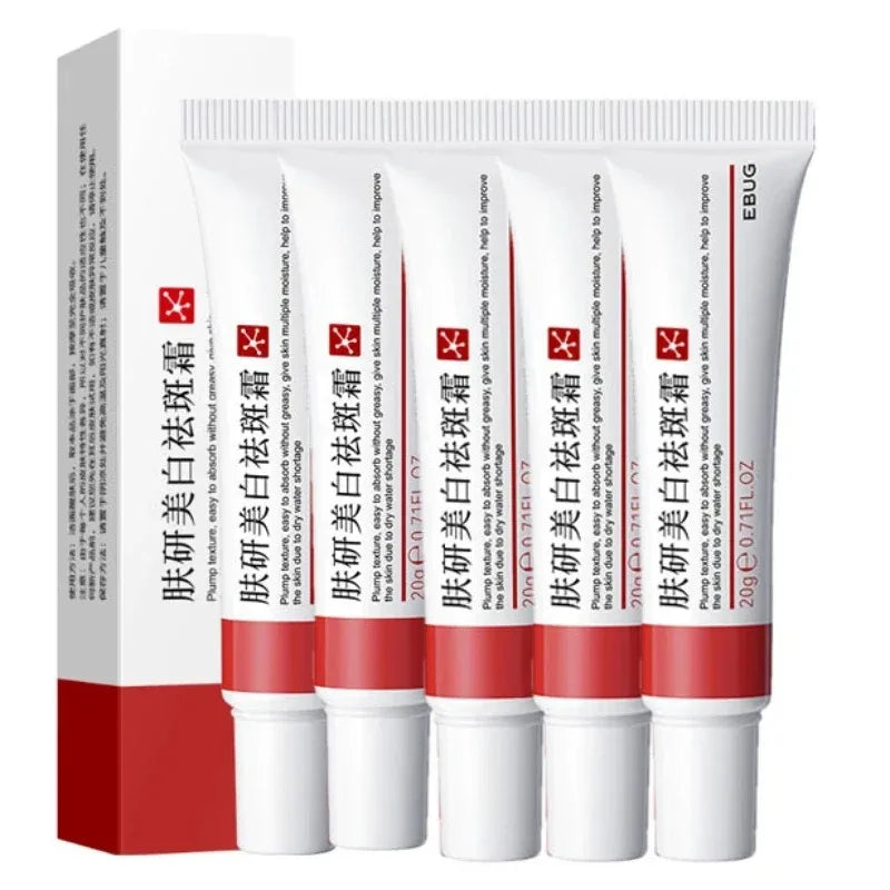 Tidesmit whitening freckle cream with niacinamide to remove dark spots and brighten skin.