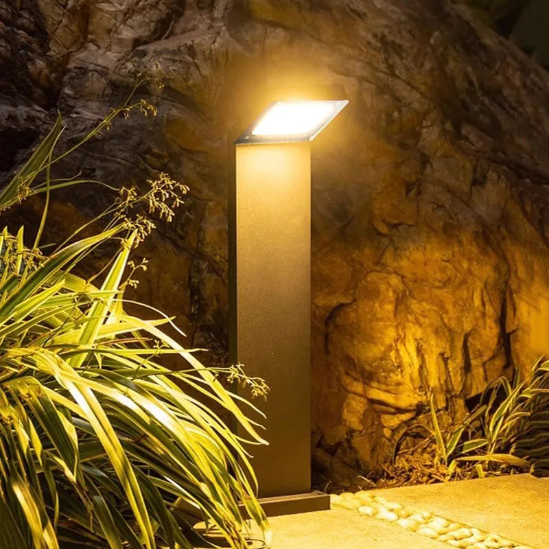 Waterproof IP65 LED Lawn Light AC85~265V 12W Seven Aluminum Street lamp For Garden Path Landscape Villa Courtyard Villa Decorate
