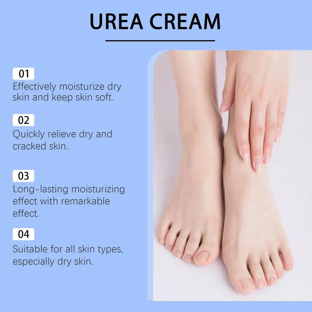 Urea 60% Cream for Cracked Heels - Professional Deep Foot Repair Scrubs Treatments Tidesmit