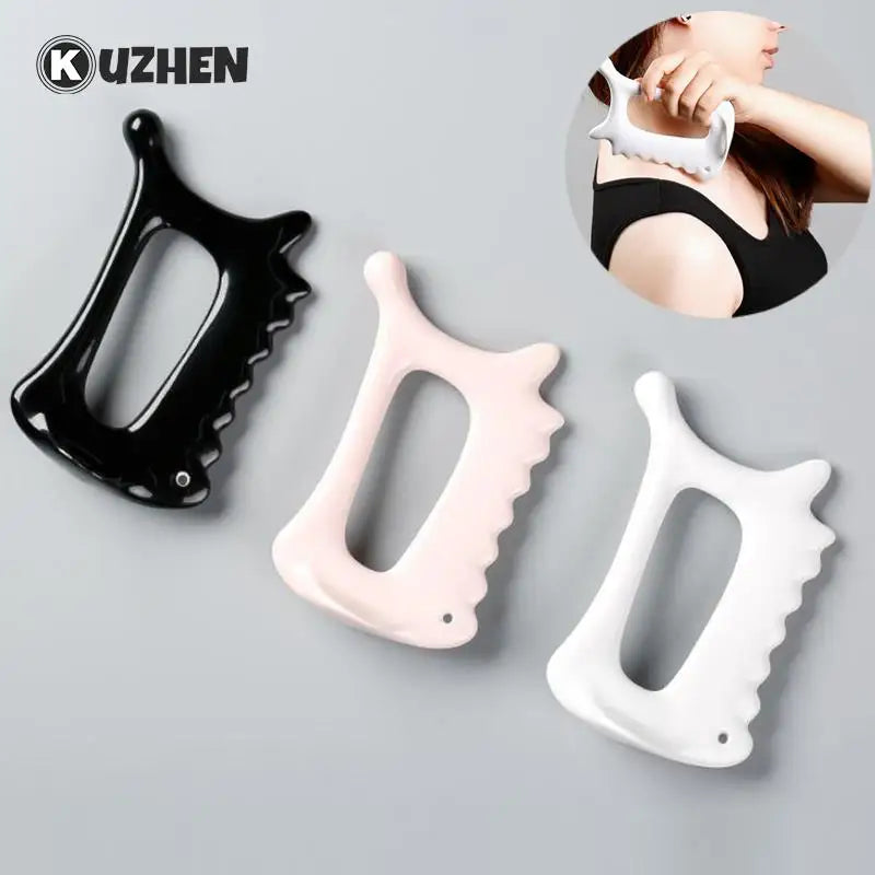 Ceramic Gua Sha Scraping Tool for Natural Lymphatic Drainage - Tidesmit Body Shaping Massage Equipment Tidesmit