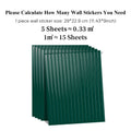 5/10 PCS Peel-and-Stick Wall Tiles Waterproof Anti-oil for Kitchen Backsplash Children's Room Home Decor Trendy Stick-On Tiles