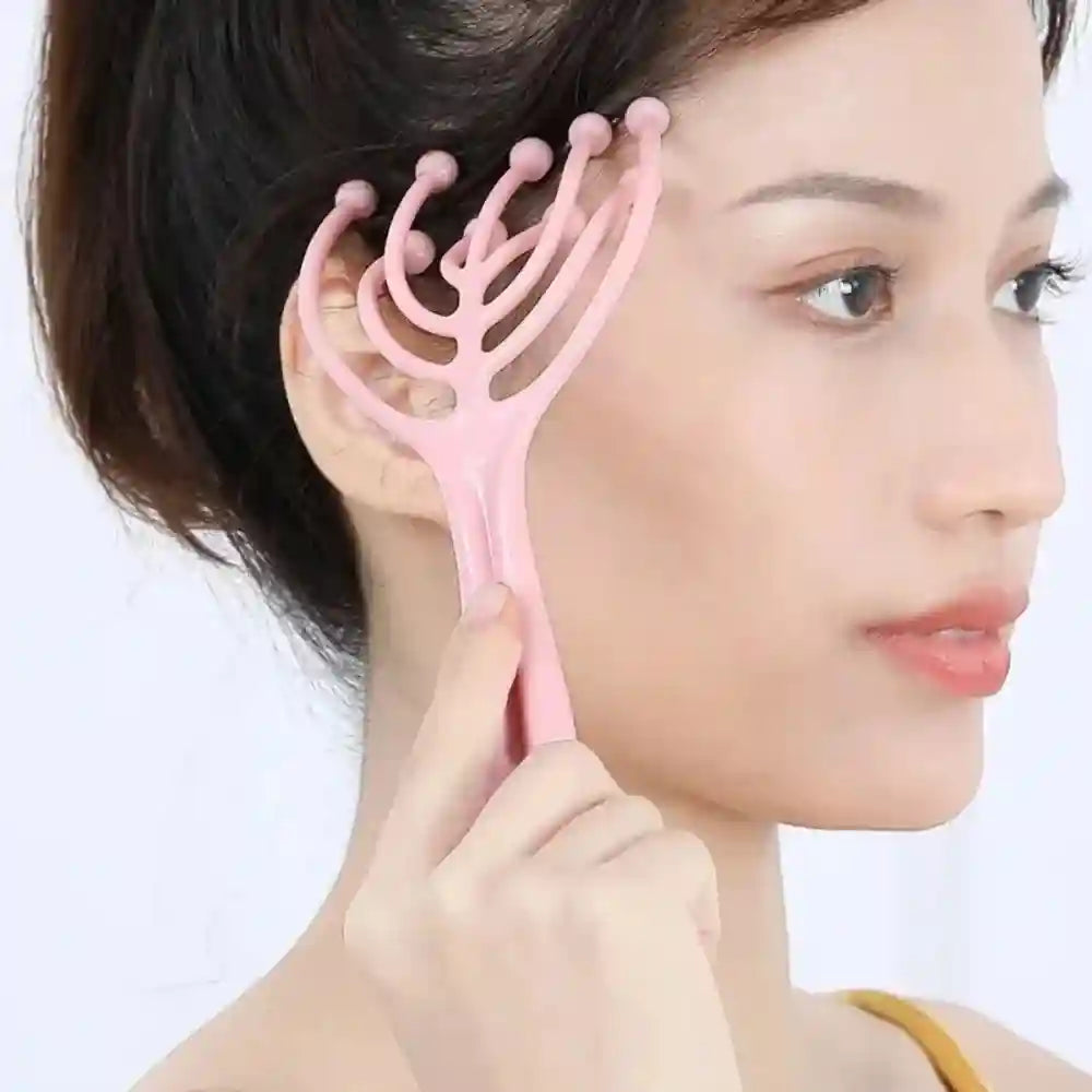 Head Scalp Massager with Steel Ball Rollers for Tension Relief Massage Roller Tidesmit