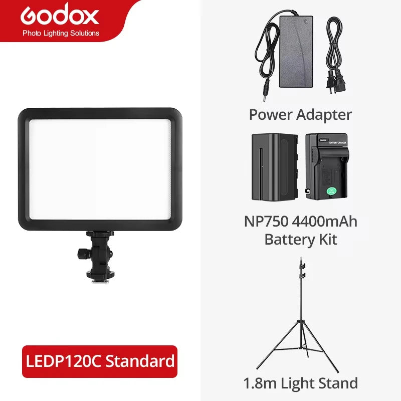 LED Video Light Panel | Adjustable Studio Lighting for Content Creation Kit 8 Tidesmit