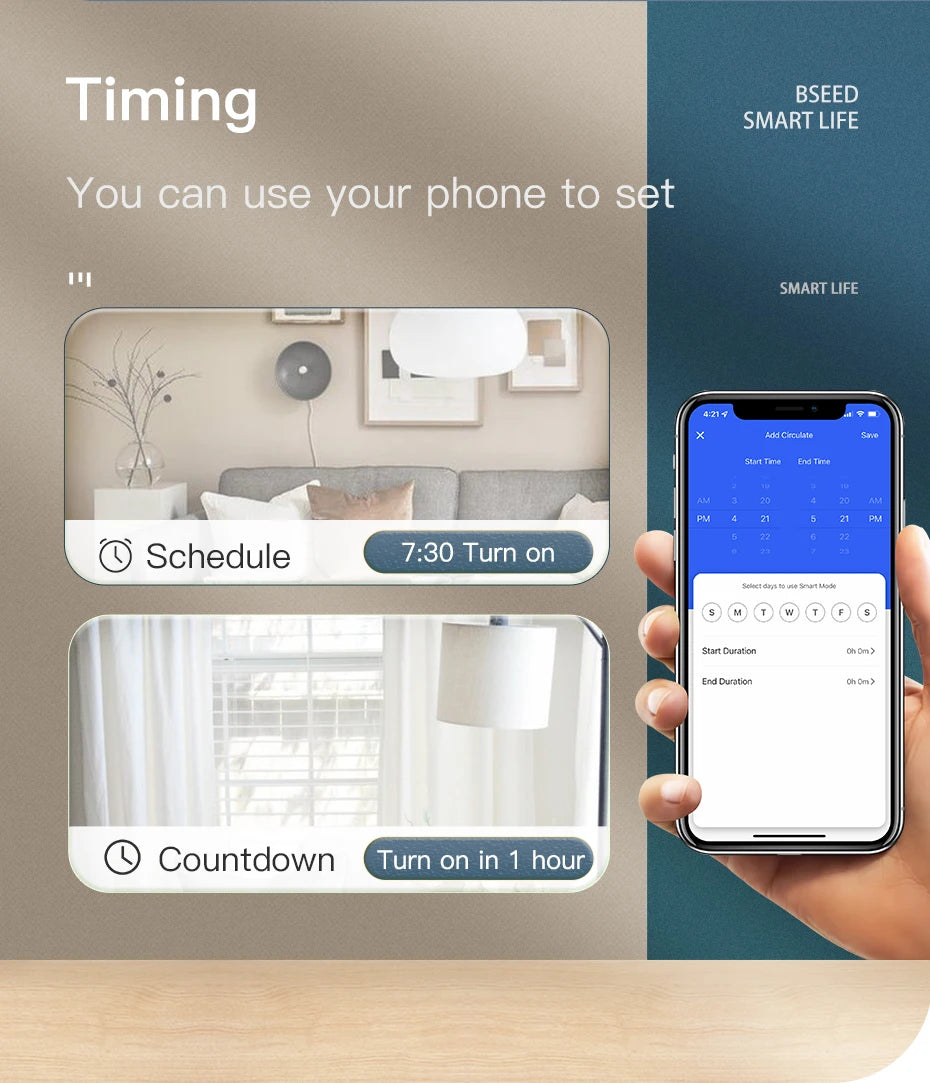 Wifi Smart Light Switch | 1-3 Gang Touch Control | Alexa & Google Compatible Tidesmit