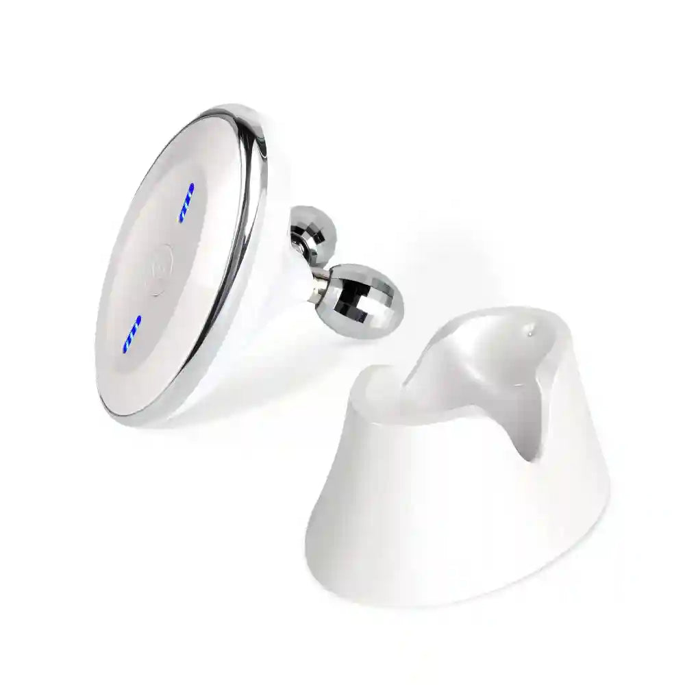 Microcurrent Face Roller Massager - V-Shape Facial Lift Tool (White) Massage Roller Tidesmit