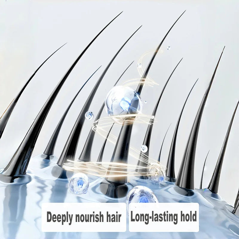 Negative ion hair straightener technology deeply nourishing strands for a smooth, professional long-lasting hold.