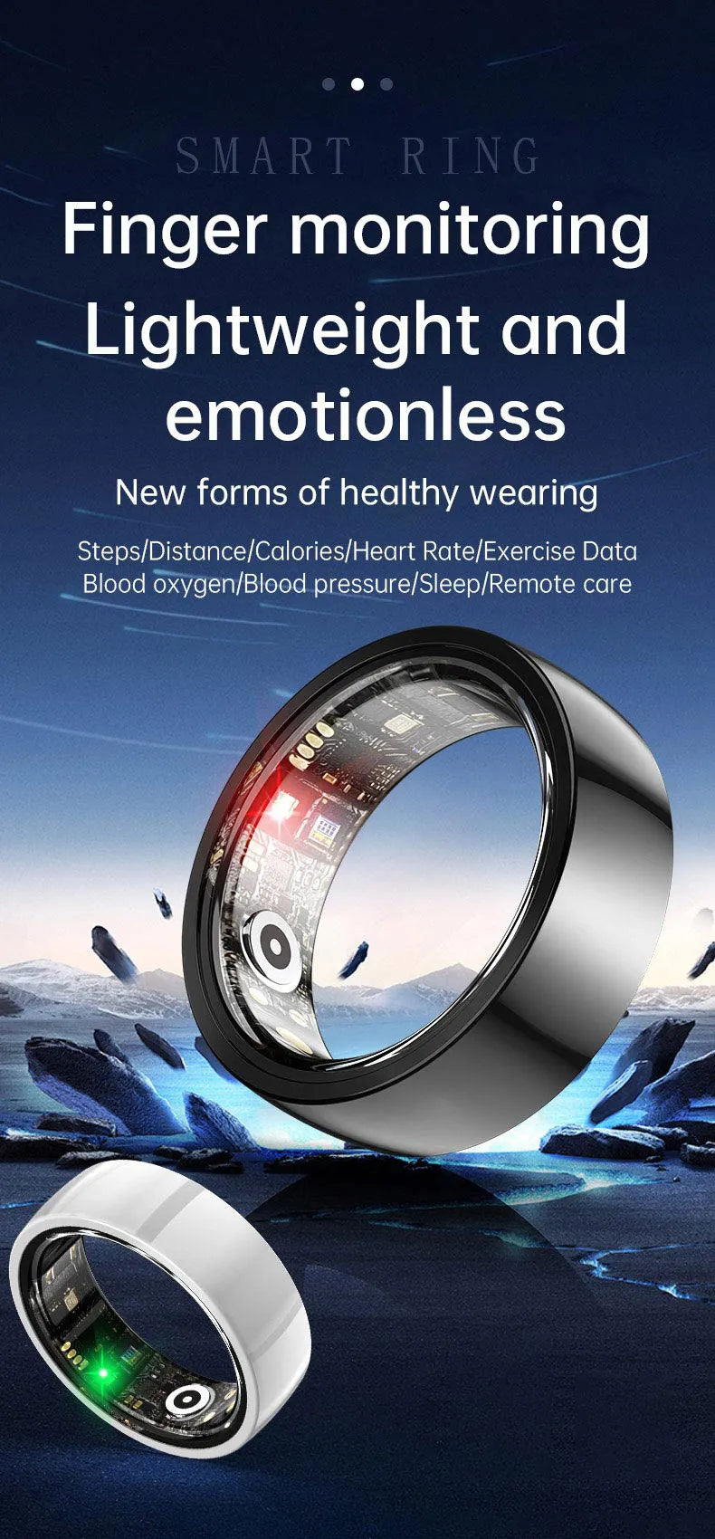 Smart Health Ring – Waterproof Fitness Tracker by Tidesmit Tidesmit