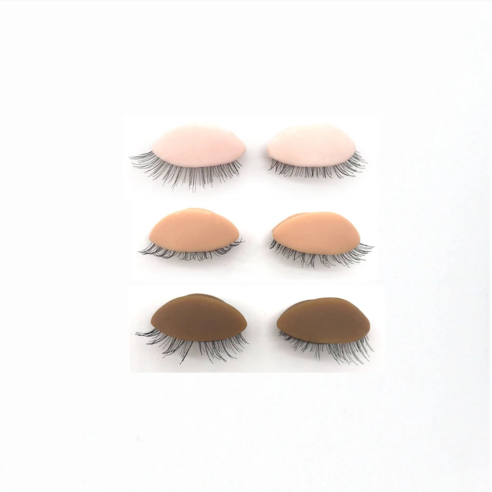 Tidesmit mannequin training head with removable eyelids for professional lash extension and makeup practice
