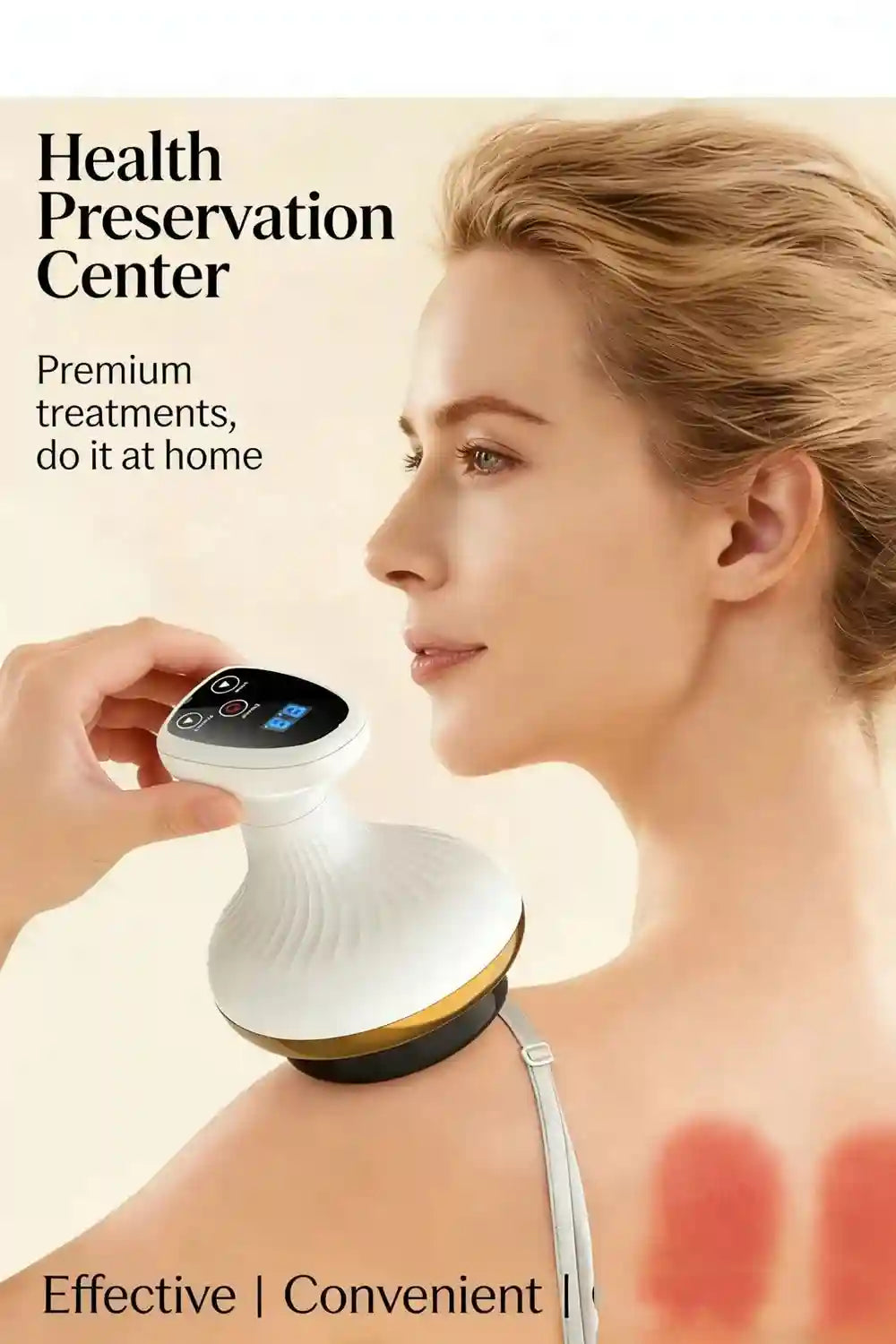 Electric Cupping Massager with Heat Therapy for Deep Tissue Relief Eye Massage Instrument Tidesmit