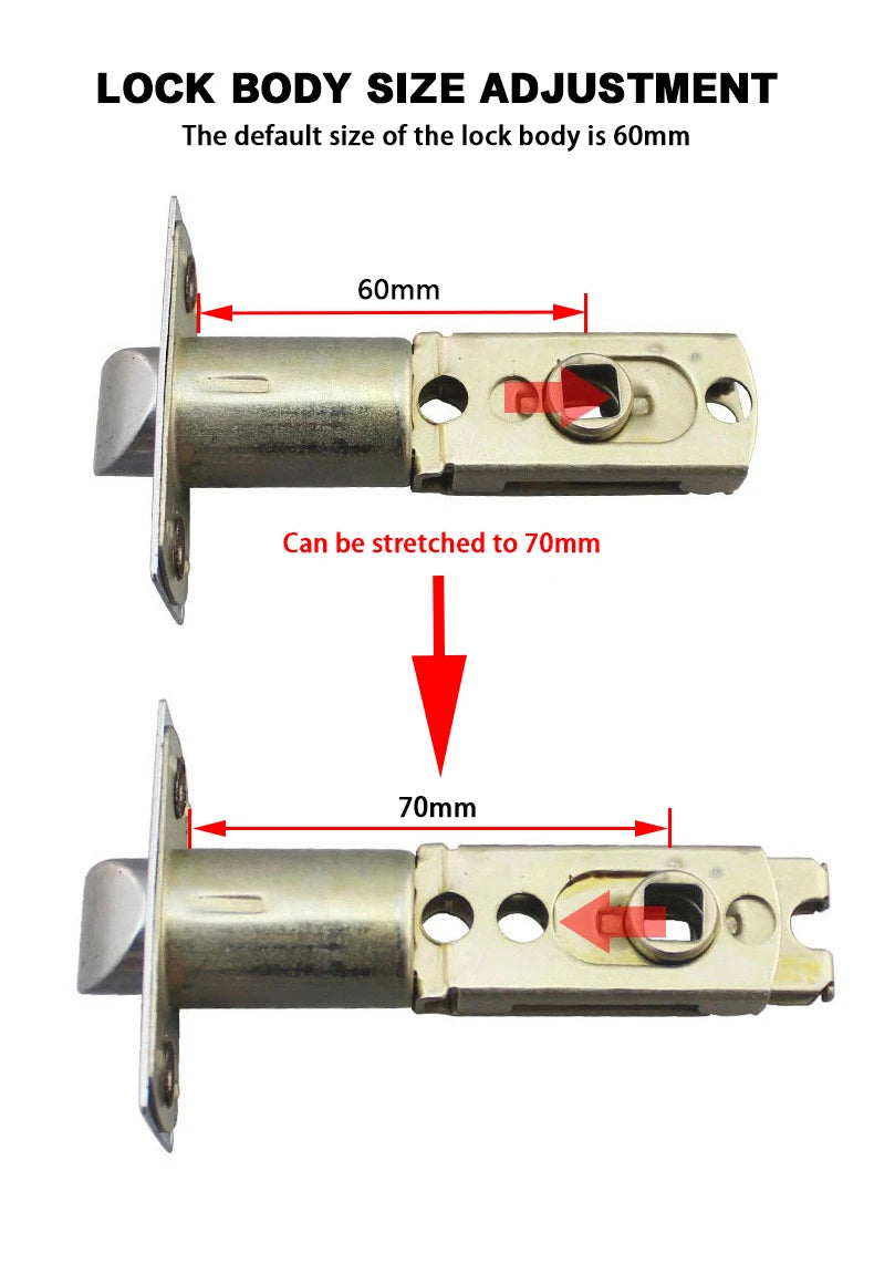 Fingerprint Door Lock: Tuya Bluetooth Smart Entry - M6 Series Tidesmit
