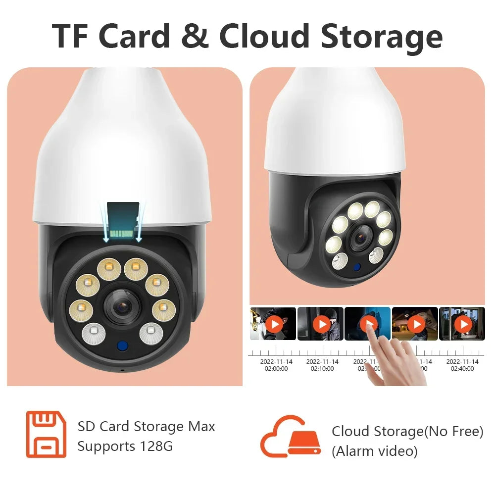 5MP HD Tuya WiFi IP Camera Outdoor Waterproof AI Human Detection ONVIF Smart Wireless CCTV Security Surveillance Outdoor Cam