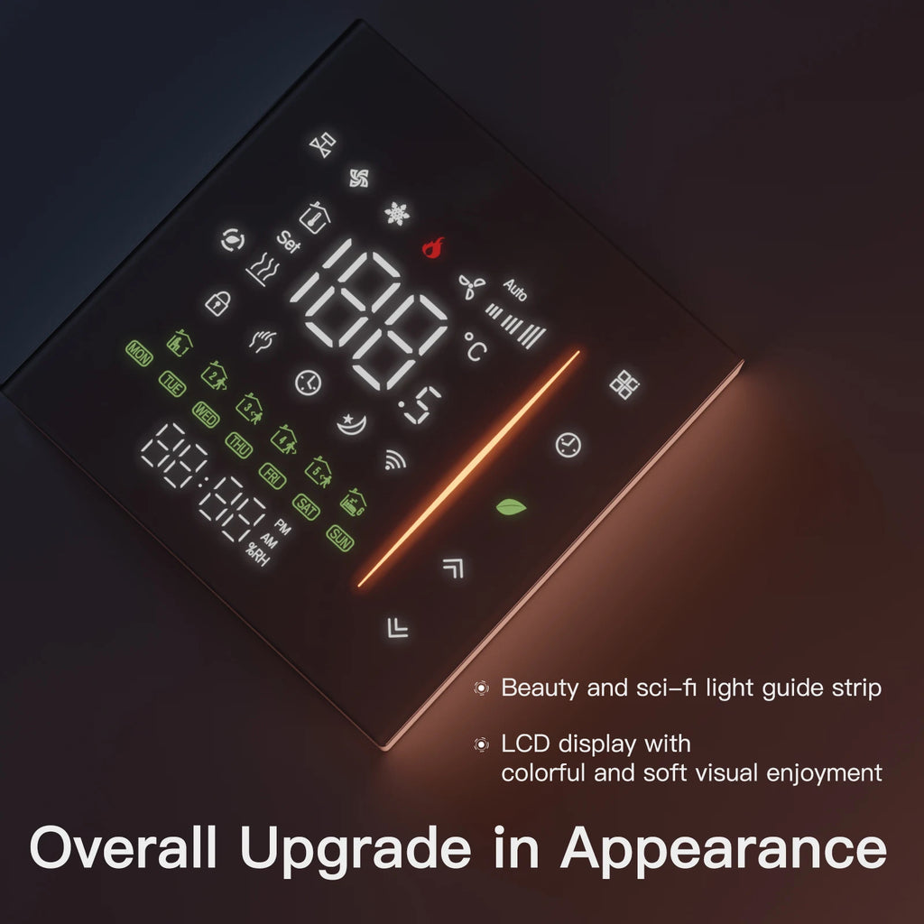 Zigbee Smart Thermostat for Floor Heating - App-Controlled Humidity Tidesmit