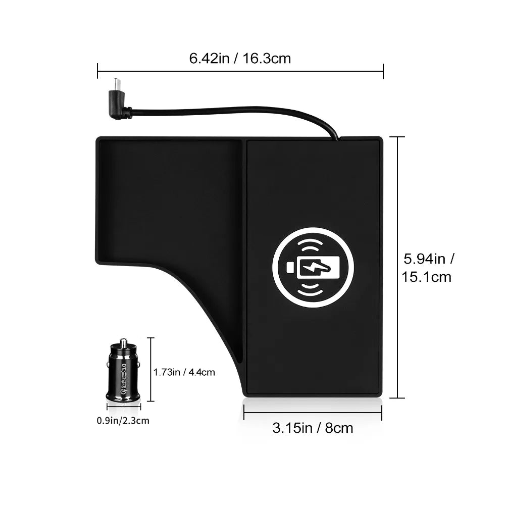 Wireless Car Charger Pad for Nissan Sylphy Sentra 2020-2025 LHD Tidesmit