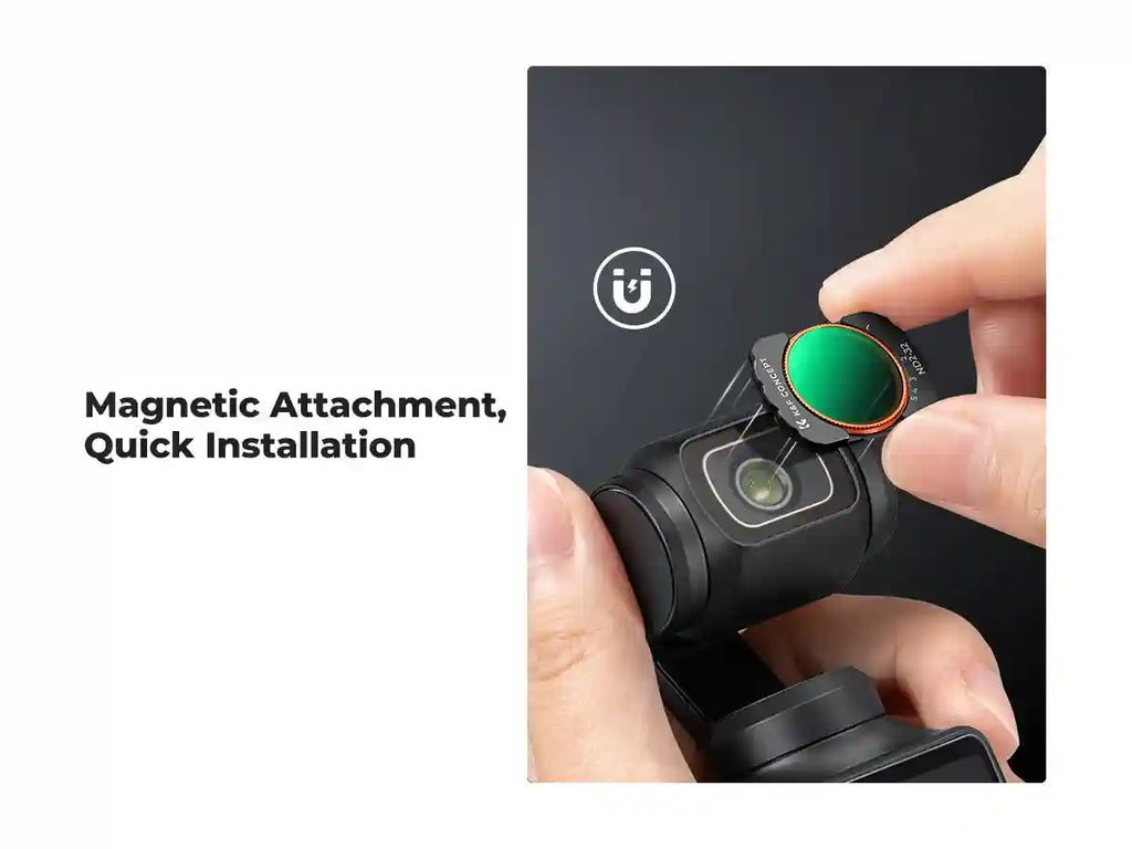 DJI Osmo Pocket 3 ND/CPL Filter Set with Screen Protector Kit Tidesmit