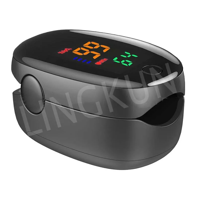 Portable Fingertip Oximeter Heart Rate Meter Pulse Blood Oxygen Saturation OLED Screen Digital Tube Practical Monitor
