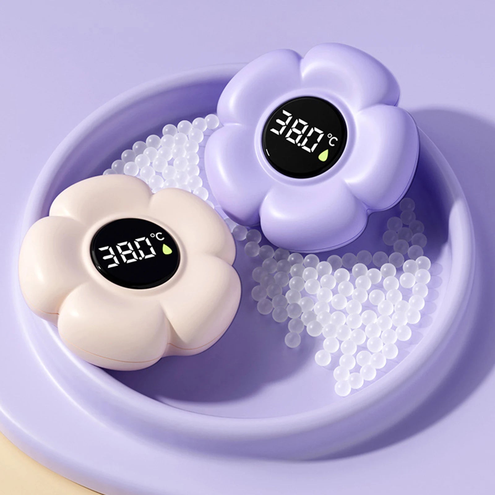 Baby Bath Temperature Meter Floating Water Thermometer with LED Display & Color Alerts Temperature Tester Waterproof Digital