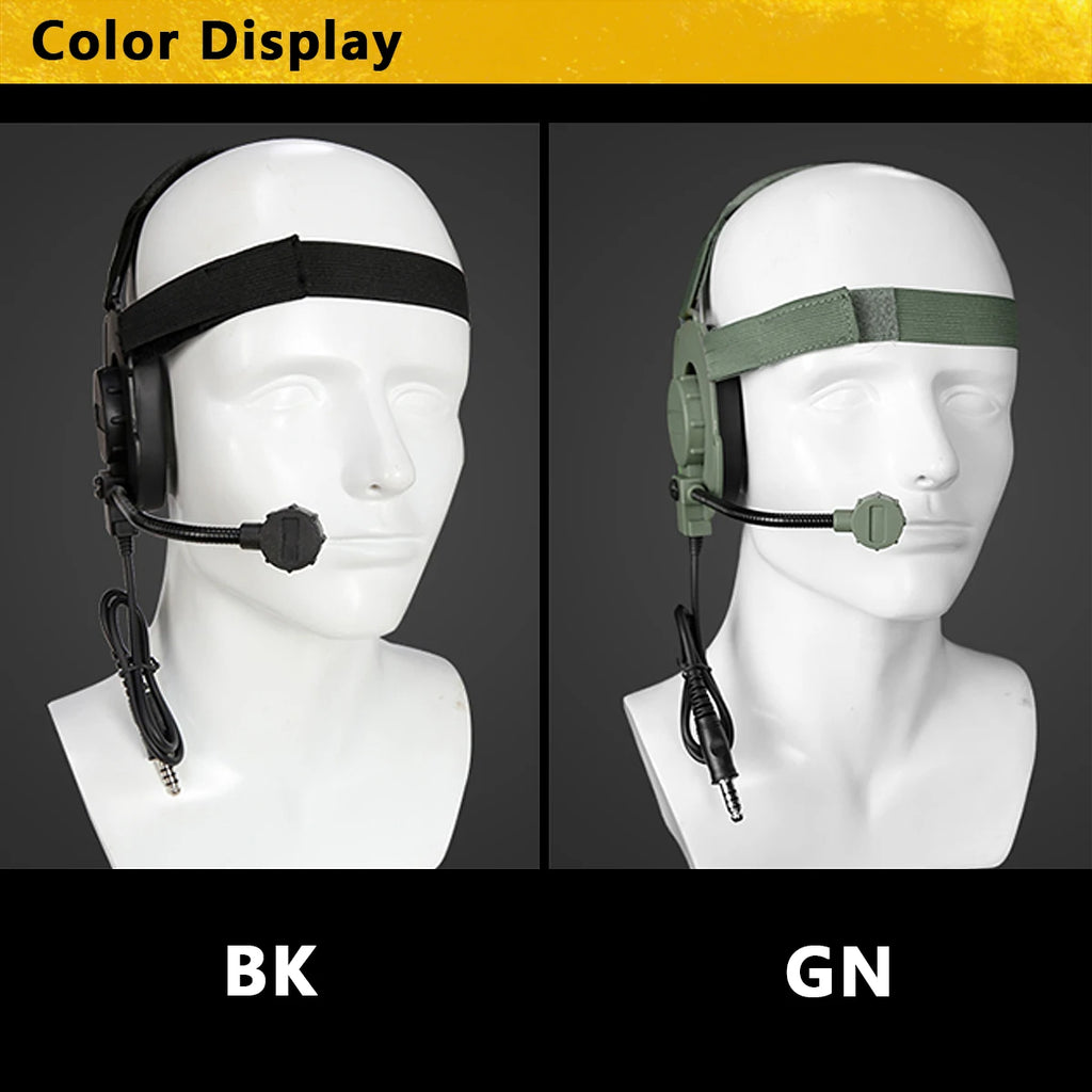 Tactical Shooting Headset with U94 PTT for Baofeng Radio - Tidesmit Tidesmit
