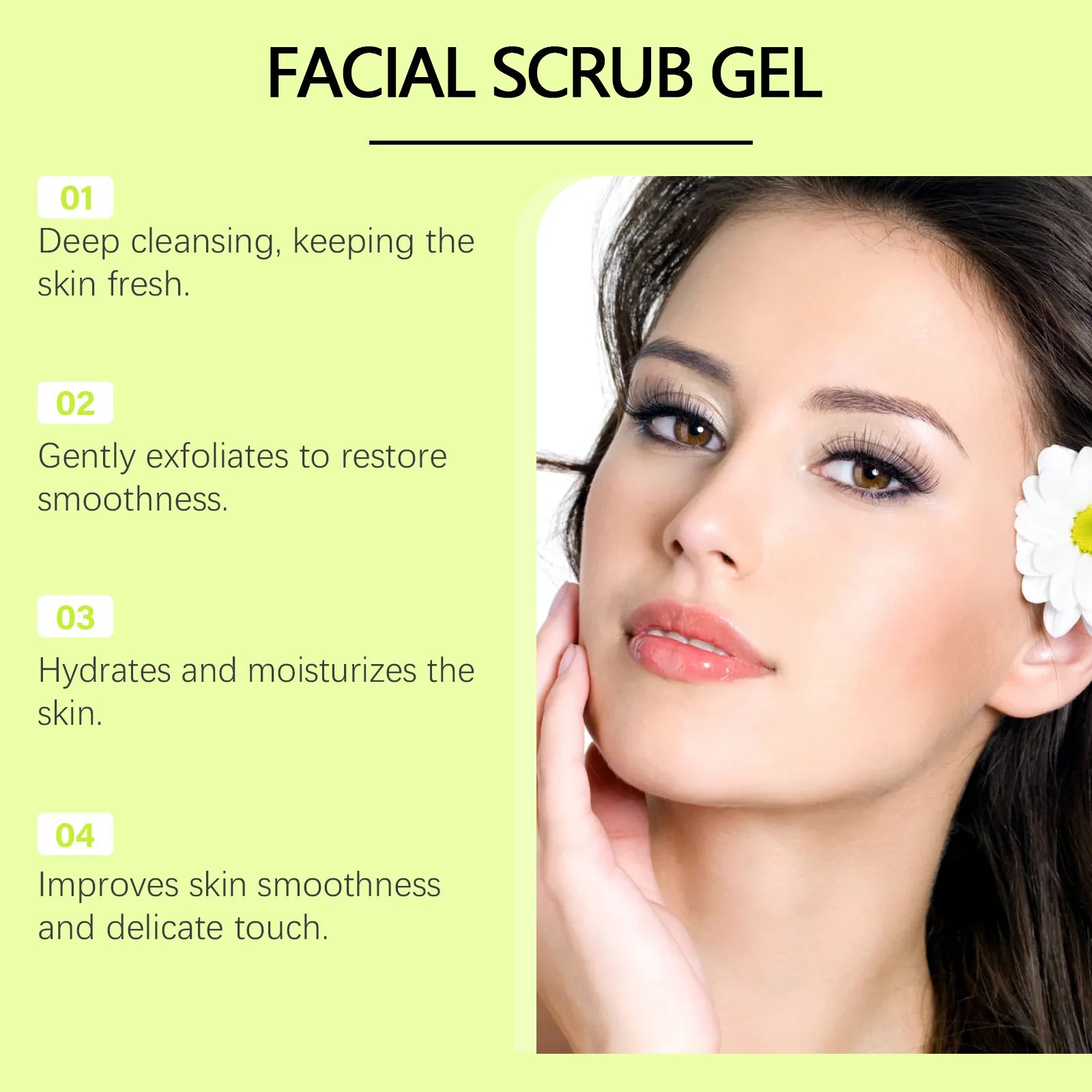 Facial Exfoliating Gel | Hydrating Pore Refining Treatment by Tidesmit Scrubs Treatments Tidesmit