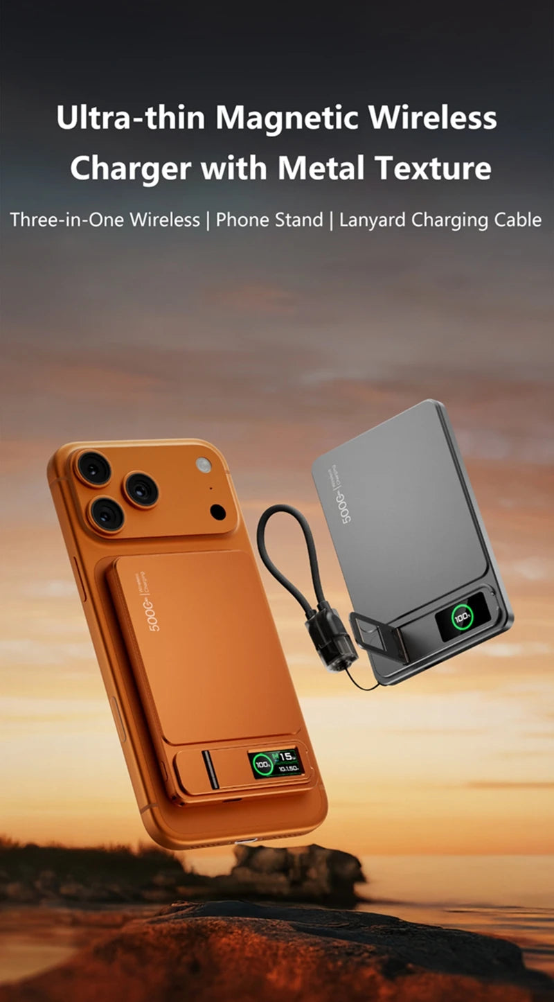 Magnetic Wireless Power Bank 10000mAh for iPhone with PD Fast Charging Tidesmit