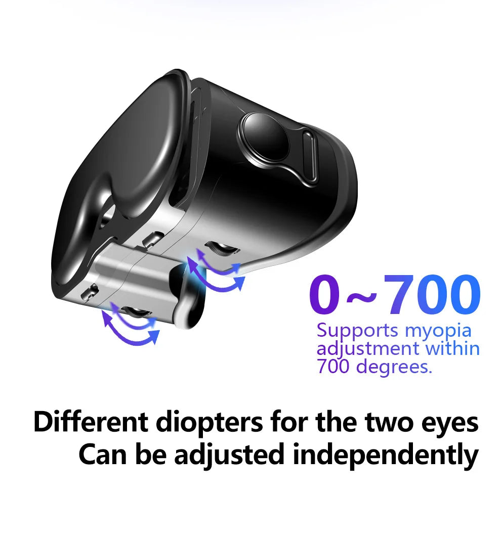 VR Headset for Smartphone – Immersive 3D Spatial Audio Glasses Tidesmit