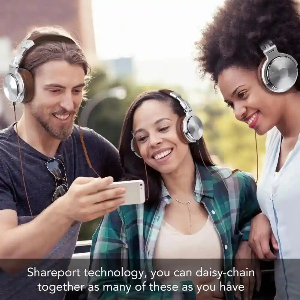 Pro-30 Studio DJ Headphones with Mic - Wired Over-Ear Monitoring Tidesmit