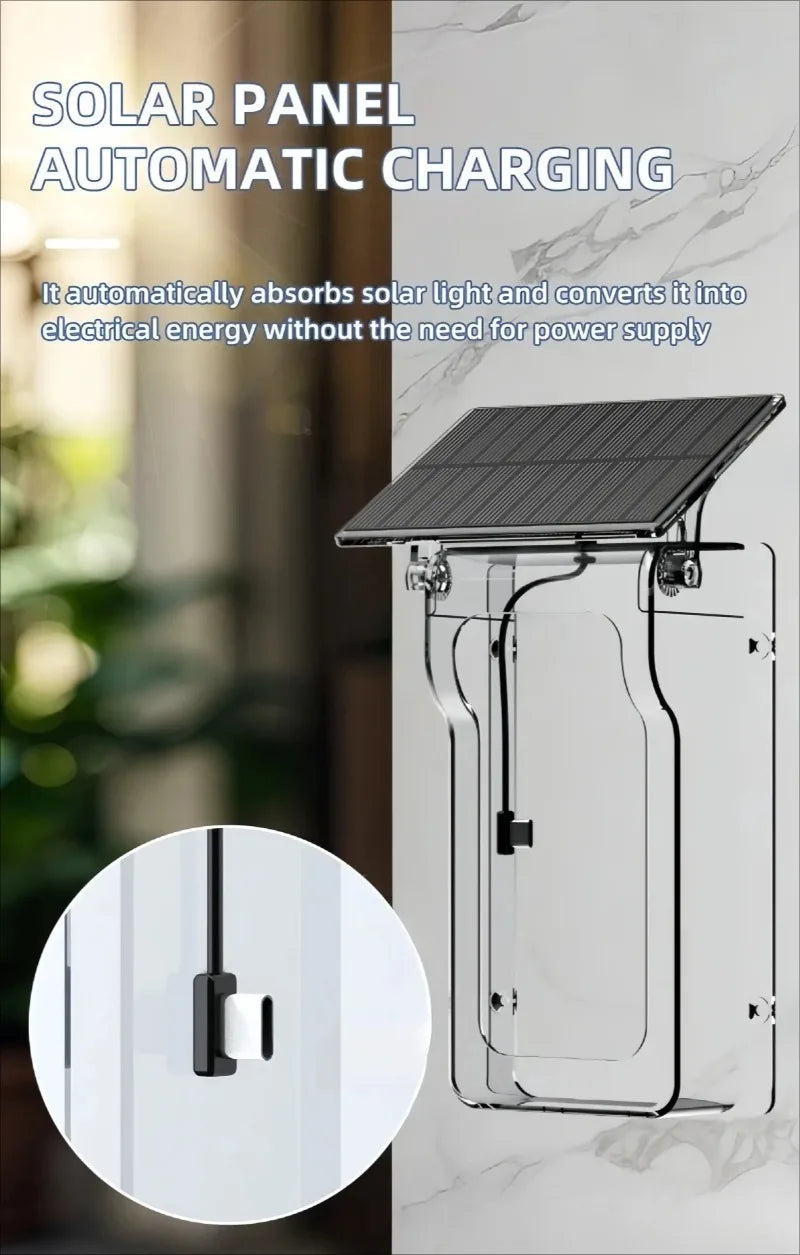 Tuya Doorbell with Solar Rain Cover Camera Wireless Video Doorbell Wifi PIR Human Body Sensing Outdoor Door Bell Video Intercom