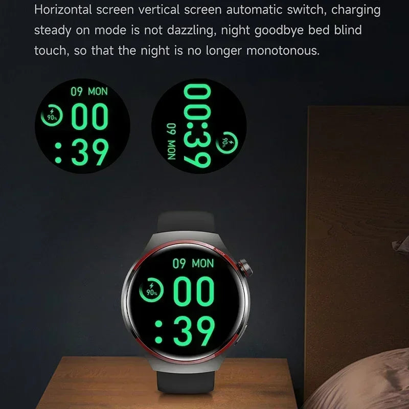 For WATCH 4 PRO Smart Watch Men Space Exploration Edition Bluetooth Call GPS NFC Heart Rate Sports SmartWatch 2026 New