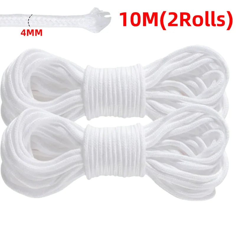 5-20M Self-Watering Wick Cord Vacation Planter Pot DIY Automatic Watering Device System Potted Auto Drip Waterer Cotton Rope