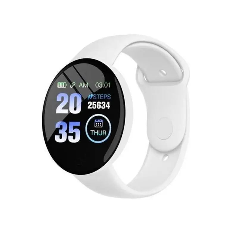 New D18 Smart Watch Circular Color Screen Multiple Sports Modes Call Information Reminder Photo Taking Music Smart Bracelet Gift