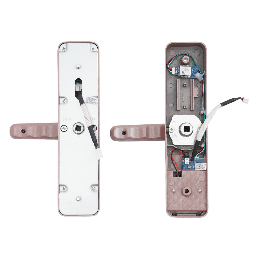 Smart Door Lock WiFi Tuya APP Fingerprint Keyless Entry Door Lock W/50 Fingerprints, 100 Passwords, Key & Temporary Password