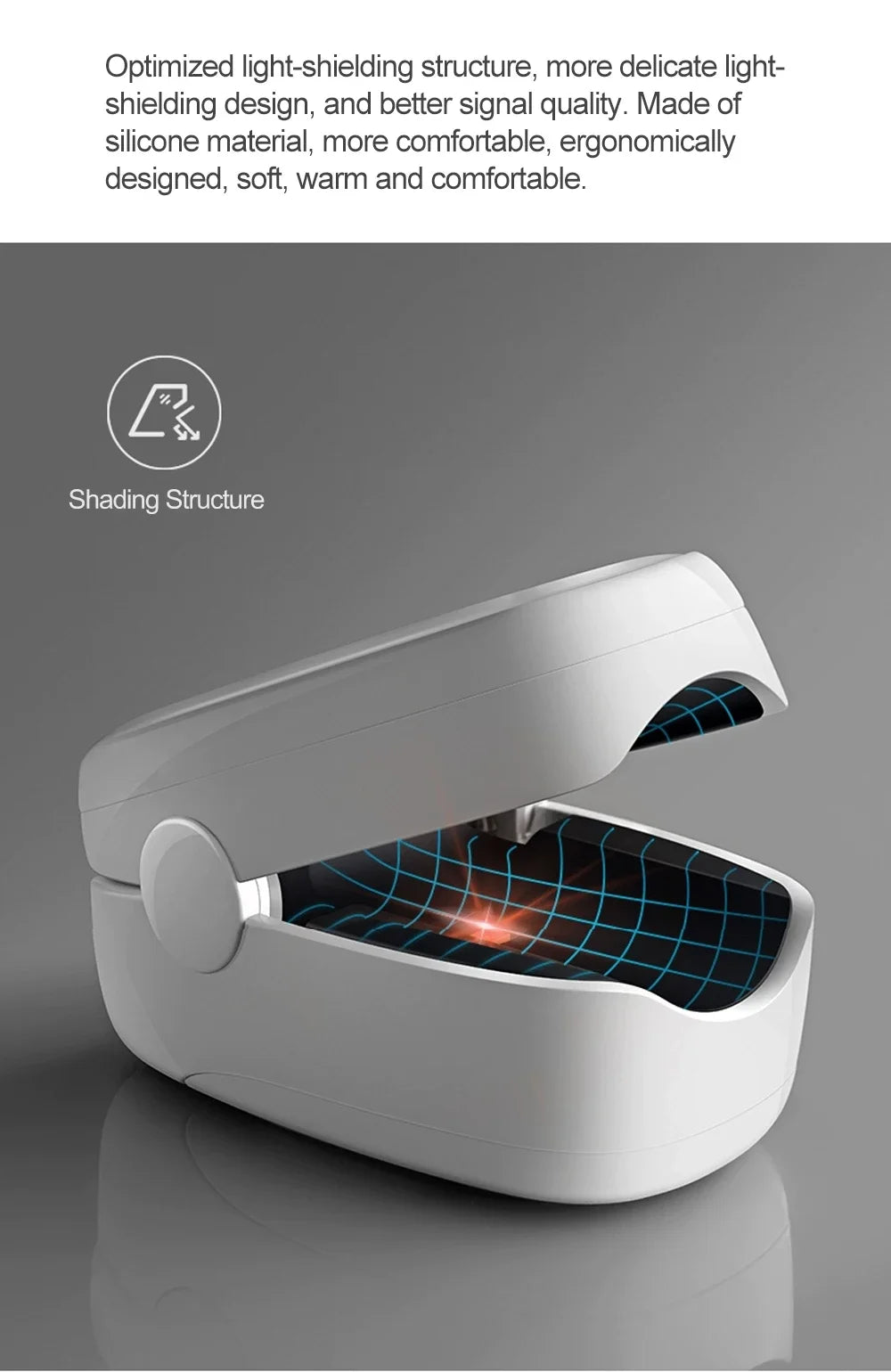 Yuwell Finger Clip Pulse Oximeter LED Screen Blood Oxygen Saturation Monitor Automatic Measurement Finger Clip Pulse Oximeter