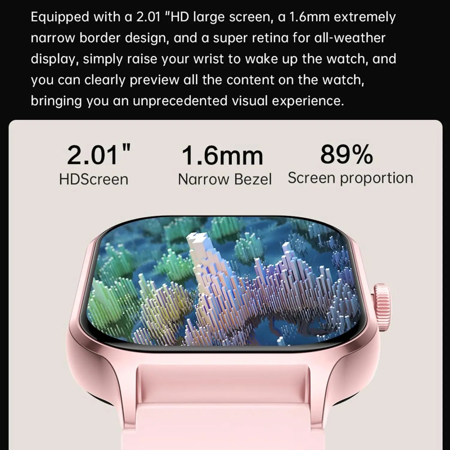 Smartwatch with HD Touch Screen, Wireless Calling, Alarm, Multi-Sport Modes, Sedentary Reminder, Calculator, Suitable for Both Android and IPhone, Unisex,Valentine's Day/Christmas/New Year/Birthday Watch Gifts