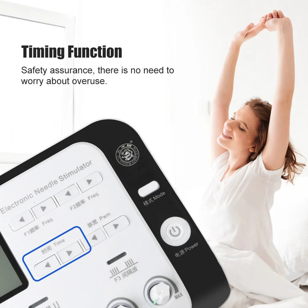 TENS Muscle Massager 6-Channel Physiotherapy Device for Home Wellness Relaxation Treatment Tidesmit